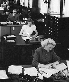 Office workers, 1948