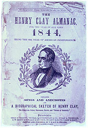 Henry Clay Almanac, 1844.