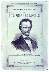 Abraham Lincoln biography, 1860.