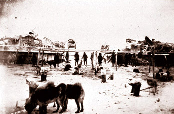 19th century Eskimo village