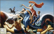 Achelous and Hercules, 1947, Thomas Hart Benton