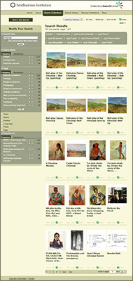 Smithsonian Collections Search website