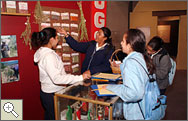 Students visit the El Rio Exhibit