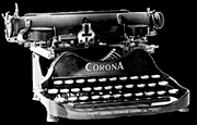 Corona typewriter, 1925