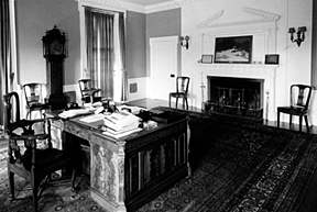 President's office, 1955