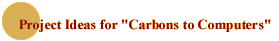 Ideas for Carbons to Computers