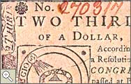 Continental, February 17, 1776, back